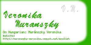 veronika muranszky business card