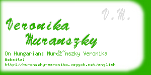 veronika muranszky business card